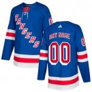 Youth New York Rangers Customized Blue Authentic Jersey