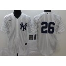 Youth New York Yankees #26 DJ LeMahieu White 2020 Cool Base Jersey