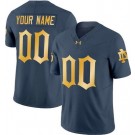 Youth Notre Dame Fighting Irish Custom Limited Blue Gold FUSE College Football Jersey