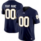 Youth Notre Dame Fighting Irish Custom Limited Navy FUSE College Football Jersey