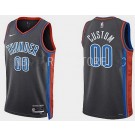 Youth Oklahoma City Thunder Customized Black 2022 City Icon Swingman Jersey