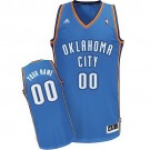 Youth Oklahoma City Thunder Customized Blue Swingman Adidas Jersey