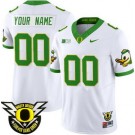 Youth Oregon Ducks Custom White Fashion FUSE College Football Jersey