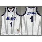 Youth Orlando Magic #1 Penny Hardaway White 1994 Throwback Swingman Jersey