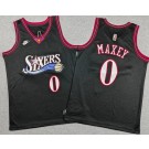 Youth Philadelphia 76ers #0 Tyrese Maxey Black Classic Swingman Jersey