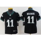 Youth Philadelphia Eagles #11 AJ Brown Limited Black Vapor Jersey