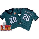 Youth Philadelphia Eagles #26 Saquon Barkley Limited Green Super Bowl LIX Vapor FUSE Jersey