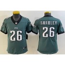 Youth Philadelphia Eagles #26 Saquon Barkley Limited Green Vapor Jersey