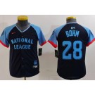 Youth Philadelphia Phillies #28 Alec Bohm Navy 2024 All Star Limited Jersey