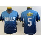 Youth Philadelphia Phillies #5 Bryson Stott Blue 2024 City Cool Base Jersey