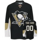 Youth Pittsburgh Penguins Customized Black Reebok Authentic Jersey