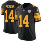Youth Pittsburgh Steelers #14 George Pickens Limited Black Rush Color Jersey