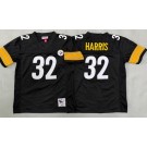 Youth Pittsburgh Steelers #32 Franco Harris Black 1978 Throwback Jersey