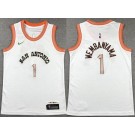 Youth San Antonio Spurs #1 Victor Wembanyama White 2023 City Icon Swingman Jersey