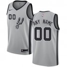Youth San Antonio Spurs Customized Gray Icon Swingman Nike Jersey
