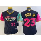 Youth San Diego Padres #23 Fernando Tatis Jr Black City Player Number Cool Base Jersey