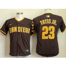 Youth San Diego Padres #23 Fernando Tatis Jr Brown Limited Jersey
