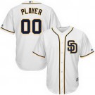 Youth San Diego Padres Customized White Cool Base Jersey