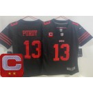 Youth San Francisco 49ers #13 Brock Purdy Limited Black 2024 C Patch Vapor Jersey