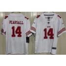 Youth San Francisco 49ers #14 Ricky Pearsall Limited White Vapor Jersey