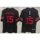 Youth San Francisco 49ers #15 Jauan Jennings Limited Black Vapor Jersey