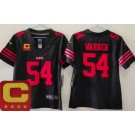 Youth San Francisco 49ers #54 Fred Warner Limited Black C Patch Vapor Jersey