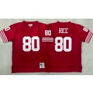 Youth San Francisco 49ers #80 Jerry Rice Red 1994 Throwback Jersey