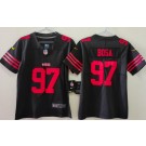 Youth San Francisco 49ers #97 Nick Bosa Limited Black Vapor Jersey