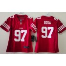 Youth San Francisco 49ers #97 Nick Bosa Limited Red Vapor Jersey