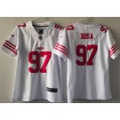 Youth San Francisco 49ers #97 Nick Bosa Limited White Vapor Jersey