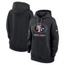 Youth San Francisco 49ers Black 2024 Crucial Catch Club Pullover Hoodie