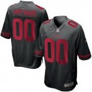 Youth San Francisco 49ers Customized Game Black Jersey