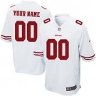Youth San Francisco 49ers Customized Game White Jersey