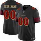 Youth San Francisco 49ers Customized Limited Black Rivalries FUSE Vapor Jersey