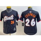 Youth San Francisco Giants #26 Matt Chapman Black 2025 City Connect Limited Jersey