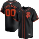 Youth San Francisco Giants Customized Black Limited Jersey