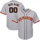 Youth San Francisco Giants Customized Gray Cool Base Jersey