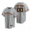 Youth San Francisco Giants Customized Gray Road 2020 Cool Base Jersey