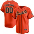 Youth San Francisco Giants Customized Orange Limited Jersey