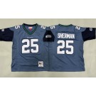 Youth Seattle Seahawks #25 Richard Sherman Navy Throwback Jersey