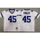Youth Seattle Seahawks #45 Kenny Easley White Throwback Jersey
