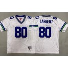 Youth Seattle Seahawks #80 Steve Largent White Throwback Jersey