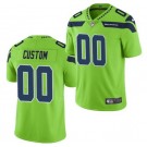 Youth Seattle Seahawks Customized Limited Green Rush Color Jersey