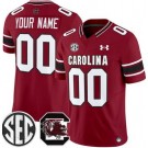 Youth South Carolina Gamecock Custom Limited Red FUSE College Football Jersey