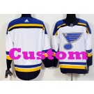 Youth St Louis Blues Customized White Authentic Jersey