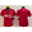 Youth St Louis Cardinals Blank Red 2024 City Connect Limited Jersey