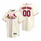 Youth St Louis Cardinals Customized Cream Alternate 2020 Cool Base Jersey