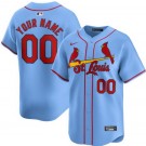 Youth St Louis Cardinals Customized Light Blue Limited Jersey