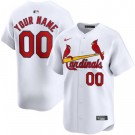 Youth St Louis Cardinals Customized White Limited Jersey