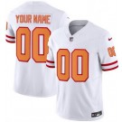 Youth Tampa Bay Buccaneers Customized Limited White Throwback FUSE Vapor Jersey